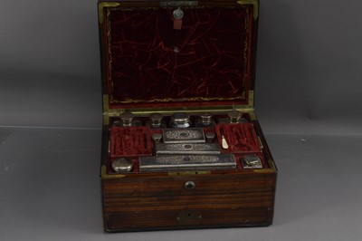 Lot 441 - A 19th Century Early Victorian coromandel dressing table or vanity box