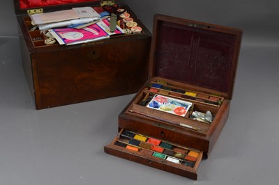 Lot 444 - A 19th Century j Newman's artist's watercolour box