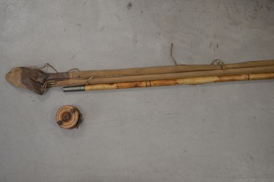 Lot 466 - A Late 19th Century Split Cane Fishing Rod by Farlow and Co. Strand London