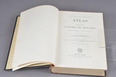 Lot 512 - Illustrated human anatomy - Heitzmann, Dr. Carl "Atlas der deskriptiven Anatomie des Menschen"