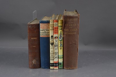 Lot 519 - Equestrian Books etc - A group of horse-related literature