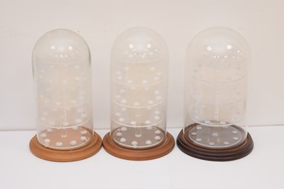 Lot 579 - Three modern thimble displays