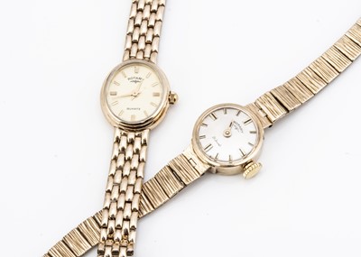 Lot 27 - A lady's 9ct gold Rotary wristwatch