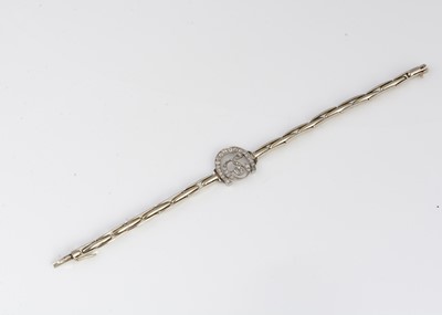 Lot 122 - An 18ct gold expanding bracelet