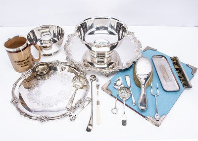 Lot 224 - A collection of silver and silver plate