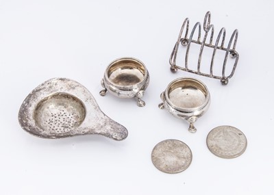 Lot 238 - A collection of silver and silver and other items