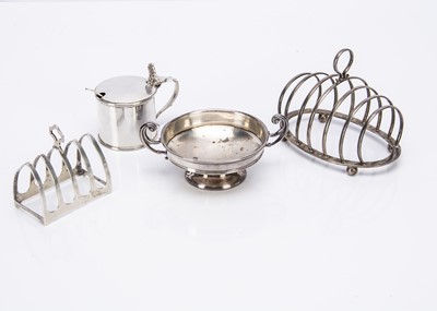 Lot 305 - Four Victorian and later silver dinner table items