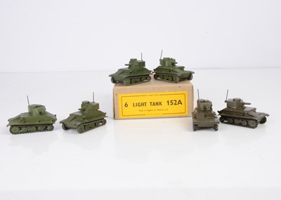 Lot 55 - A Dinky Toys 152a Light Tank Trade Box