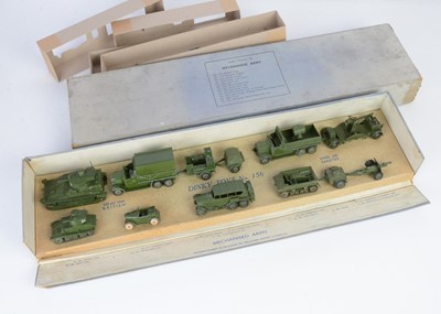 Lot 64 - A Pre-War Dinky Toys 156 Mechanised Army Set