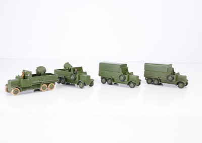 Lot 67 - Pre & Post-War Dinky Toys 6-Wheel Wagons