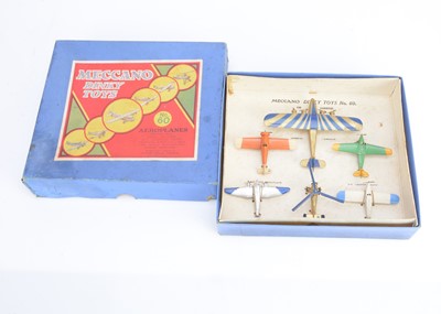 Lot 68 - A Pre-War Dinky Toys No.60 Aeroplanes Set A1040