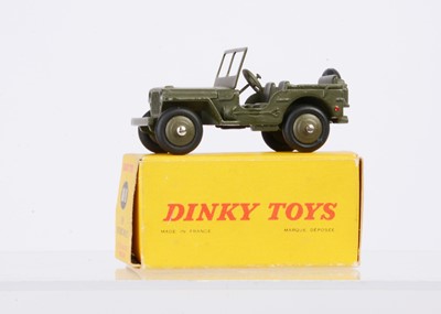 Lot 71 - A French Dinky Toys 80B Hotchkiss Willys Jeep