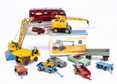 Lot 107 - Dinky Toy Commercial Vehicles & Cars