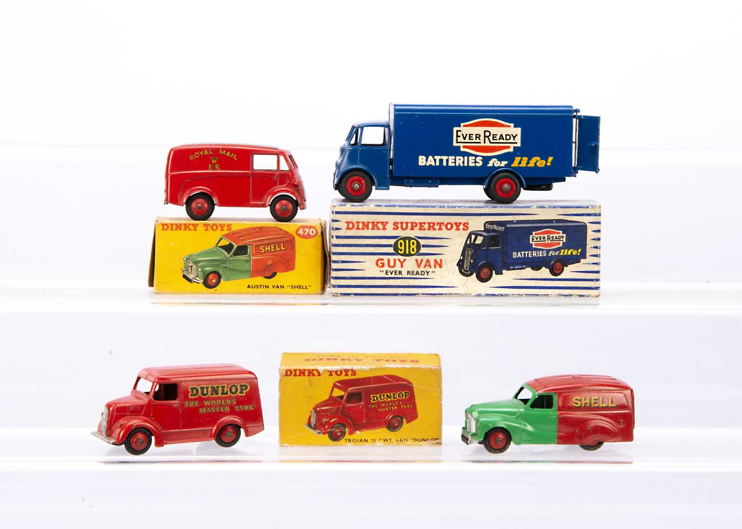 A boxed Dinky Supertoys No.918 Guy 'Ever Ready' Van, M, box Ex