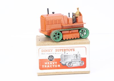 Lot 125 - A Dinky Supertoys 563 Blaw Knox Heavy Tractor