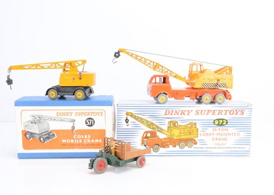 Lot 138 - Dinky Supertoys 972 Coles 20-Ton Lorry-Mounted Crane