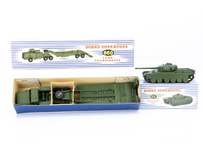 Lot 146 - A Dinky Supertoys 660 Tank Transporter