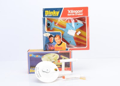 Lot 157 - A Dinky Toys 358 U.S.S Enterprise & 357 Klingon Battle Cruiser