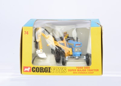 Lot 181 - A Corgi Toys 74 Ford 5000 Super Major Tractor