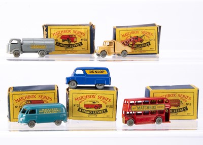 Lot 185 - Matchbox Lesney 1-75 Series Commercial Vehicles