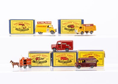 Lot 189 - Matchbox Lesney 1-75 Series Delivery Vehicles