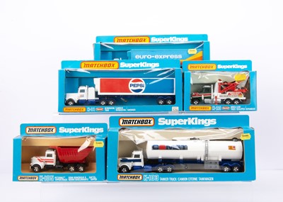 Lot 194 - Matchbox SuperKings Peterbilt Trucks