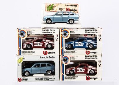 Lot 206 - Early Bburago 1:24 Scale Lancia Models