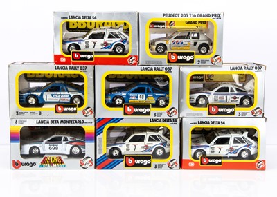 Lot 207 - 1980's-90's Bburago 1:24 Scale Cars