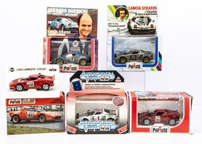 Lot 209 - 1970's Polistil 1:25 Scale Lancia Stratos Models