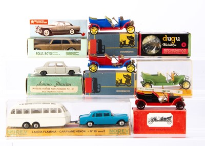 Lot 224 - Plastic Lancia & Rolls-Royce Models