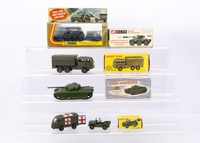 Lot 239 - Corgi & Dinky Toy Military Vehicles