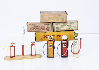 Lot 242 - Various Diecast Petrol Pumps