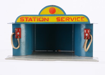 Lot 247 - A 1950's CIJ Tinplate Service Station Ref.14/4