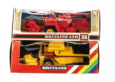 Lot 258 - Britains 1:32 Scale Combine Harvesters