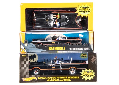 Lot 269 - Hot Wheels 1:18 Batman Classic TV Series Batmobile