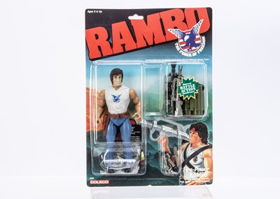 Lot 274 - A Coleco 1980's Rambo The Force Of Freedom Action Figure - Fire Power Rambo