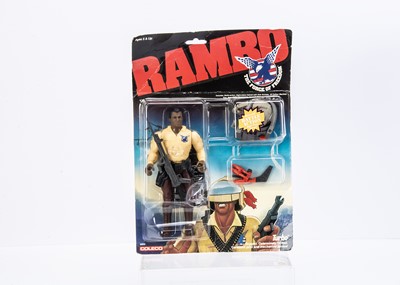 Lot 276 - A Coleco 1980's Rambo The Force Of Freedom Action Figure - Turbo