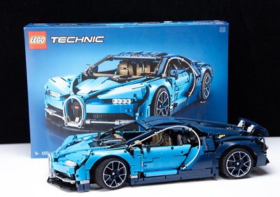 Lot 341 - Lego Technic 42083 Bugatti Chiron Constructed