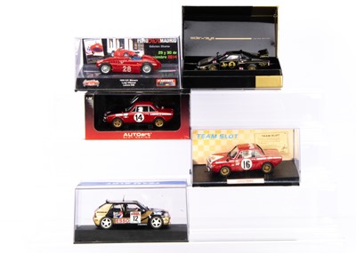 Lot 377 - Lancia Slot Racing Cars