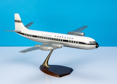 Lot 408 - A 1950's Walker's Westway Models 1:72 Vickers Vanguard Travel Agency Display Model