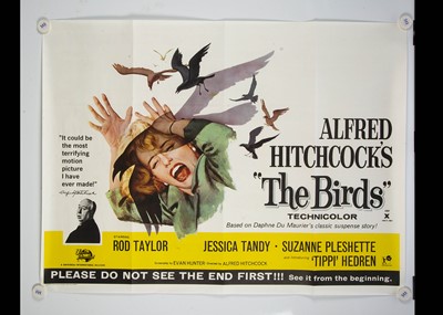Lot 4 - The Birds (1963) Quad Poster