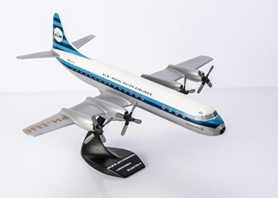 Lot 417 - A 1960's 1:72 'KLM Royal Dutch Airlines' Lockheed L-188C Electra II Travel Agency Display Model