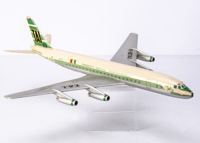 Lot 421 - A 1960's Bourbon Models 1:100 'Transports Aeriens Intercontinentaux' (TAI) Airlines Douglas DC-8 Travel Agency Display Model