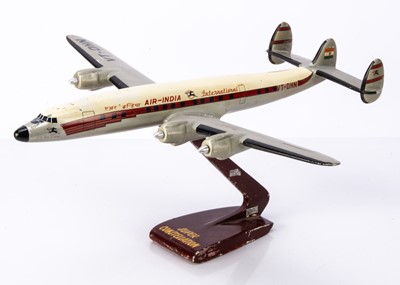 Lot 428 - A 1950's 1:72 Air-India International Lockheed L-1049E Super Constellation 'Rani Of Chitor' Travel Agency Display Model