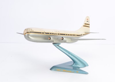 Lot 432 - A 1950's Walker's Westway Models 1:72 B.O.A.C Stratocruiser Speedbird Travel Agency Display Model