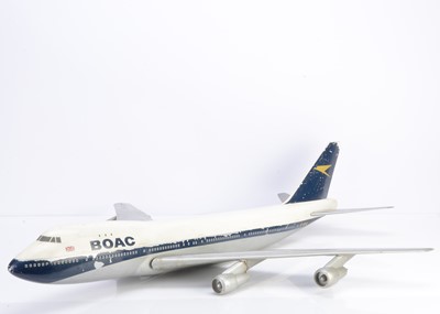 Lot 434 - A 1970's Westway Models 1:72 B.O.A.C Boeing 747 Travel Agency Display Model