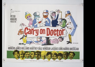 Lot 7 - Carry On Doctor (1967) Quad Poster