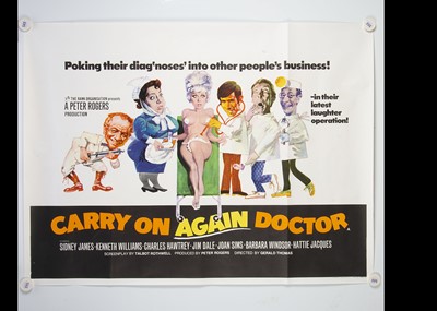 Lot 9 - Carry On Again Doctor (1969) Quad Poster