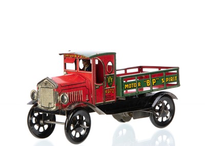 Lot 502 - A Scarce 1920's Wells O' London Tinplate Clockwork Model Delivery Lorry