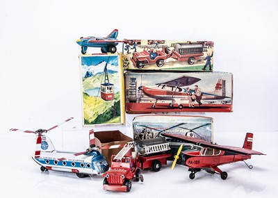 Lot 508 - German, Japanese & French Tinplate Toys